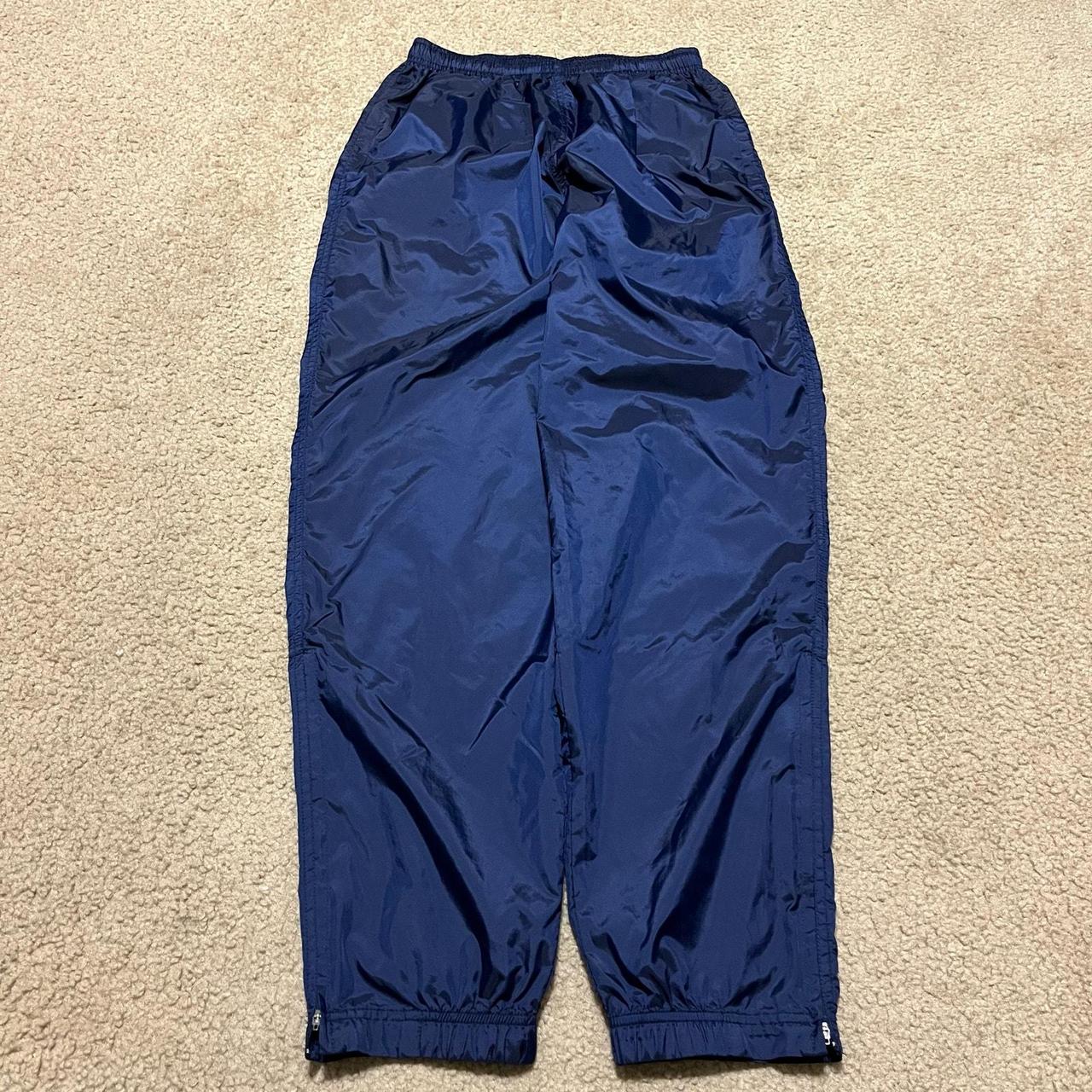Nike Men's Pants Blue M – Nike Y2K Baggy Scrunched Navy