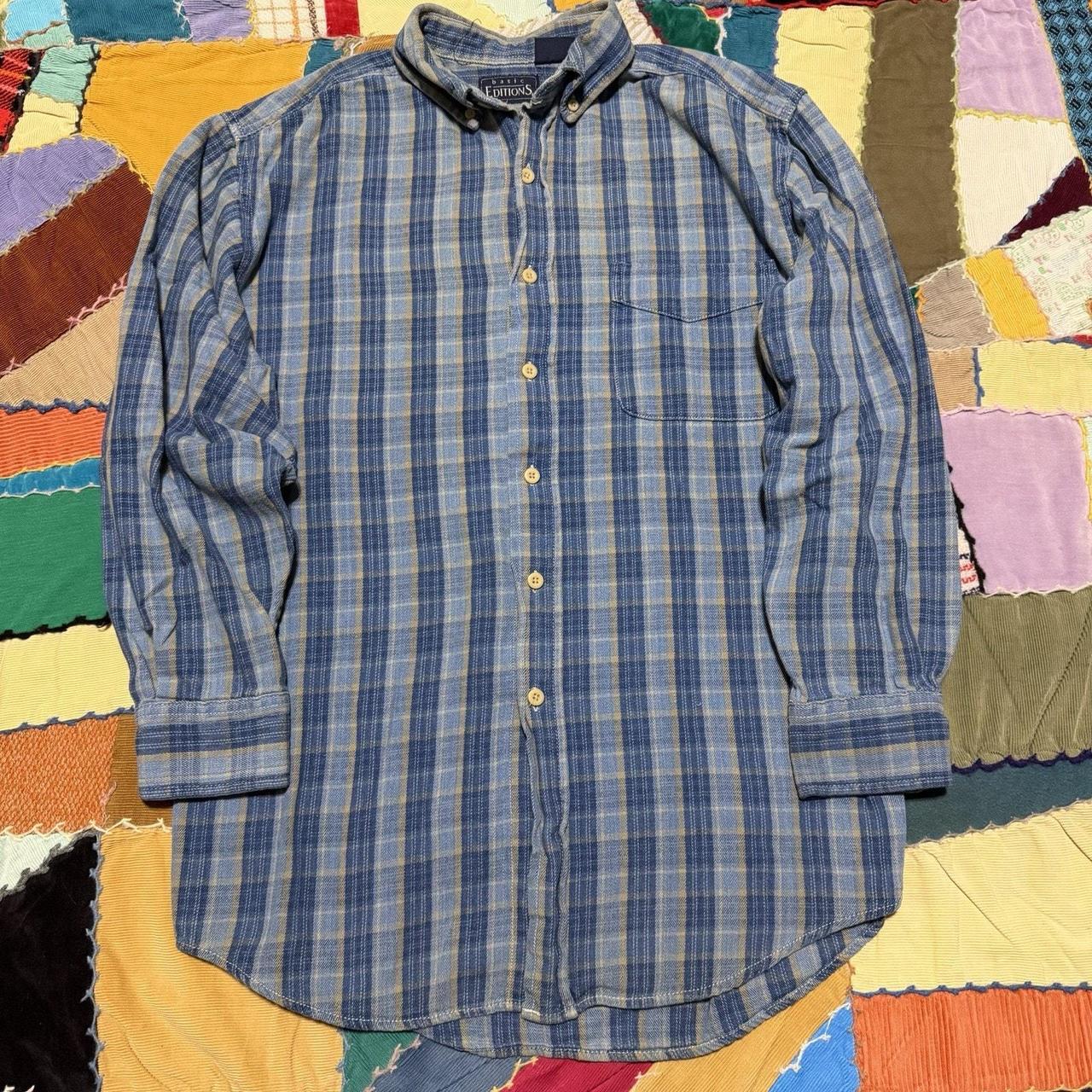 Basic Editions Women's Blouse - Blue - M – Basic … - image 1