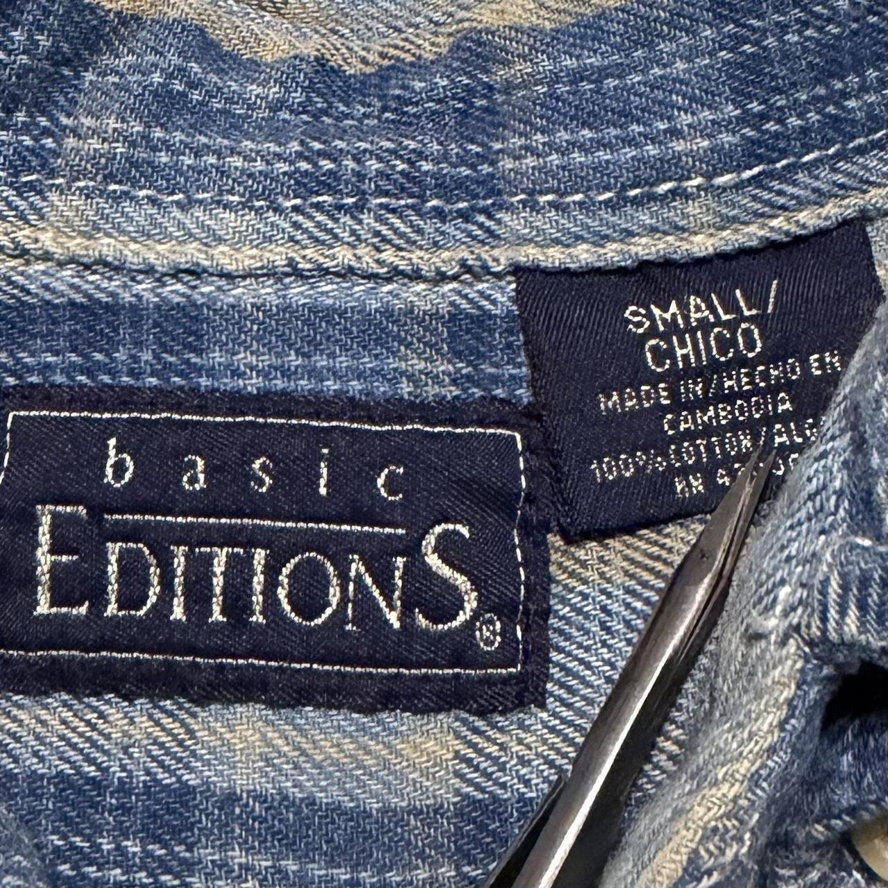 Basic Editions Women's Blouse - Blue - M – Basic … - image 3