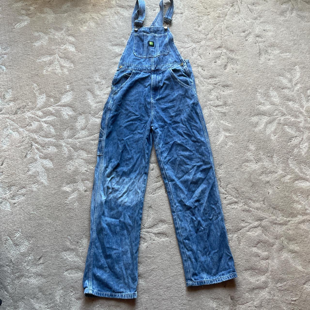 John Deere overalls Barley worn Only one defect... - Depop