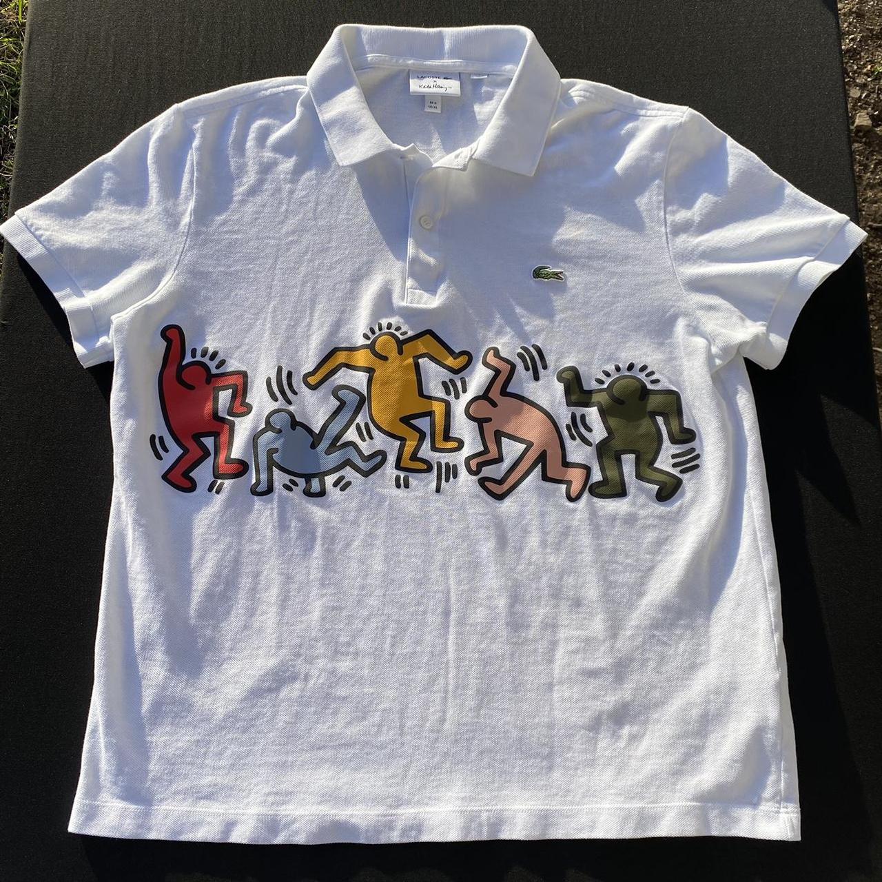 NWT Lacoste x KEITH HARING Mens Allover Figures Special