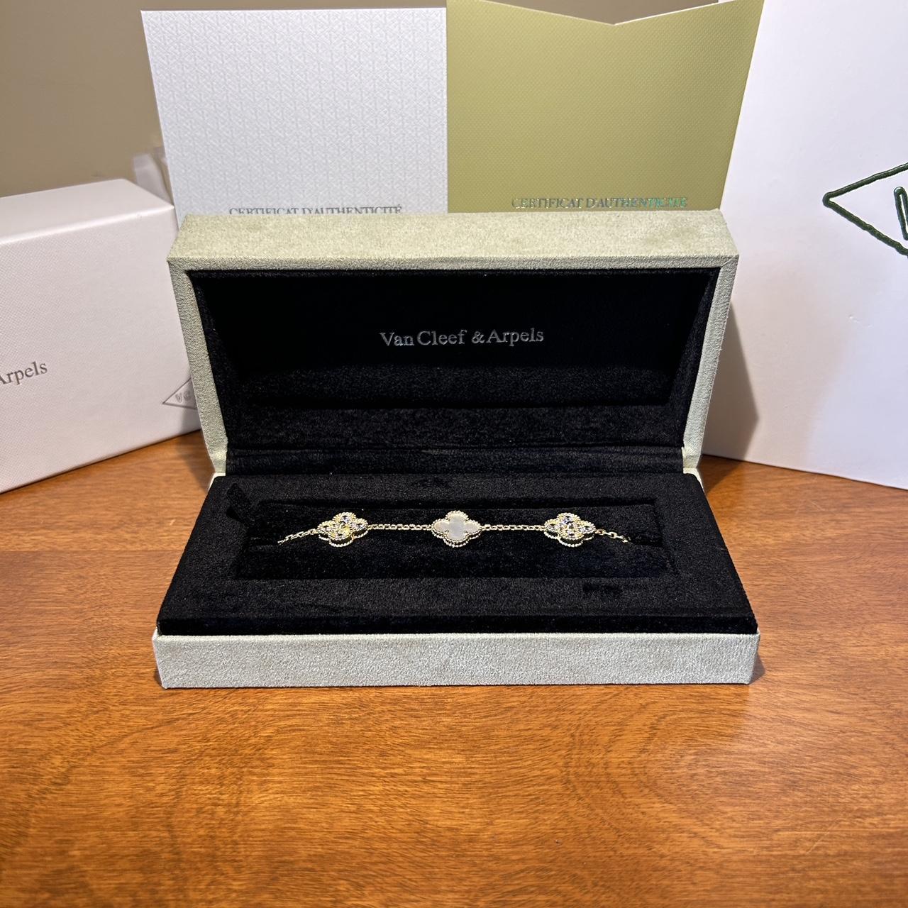 Brand New Van Cleef Bracelet Superclone Made In Depop Brand New Van Cleef Bracelet Superclone Made In Depop