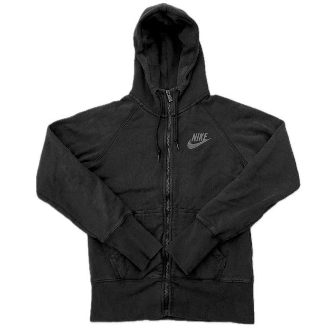 womens nike black zip up