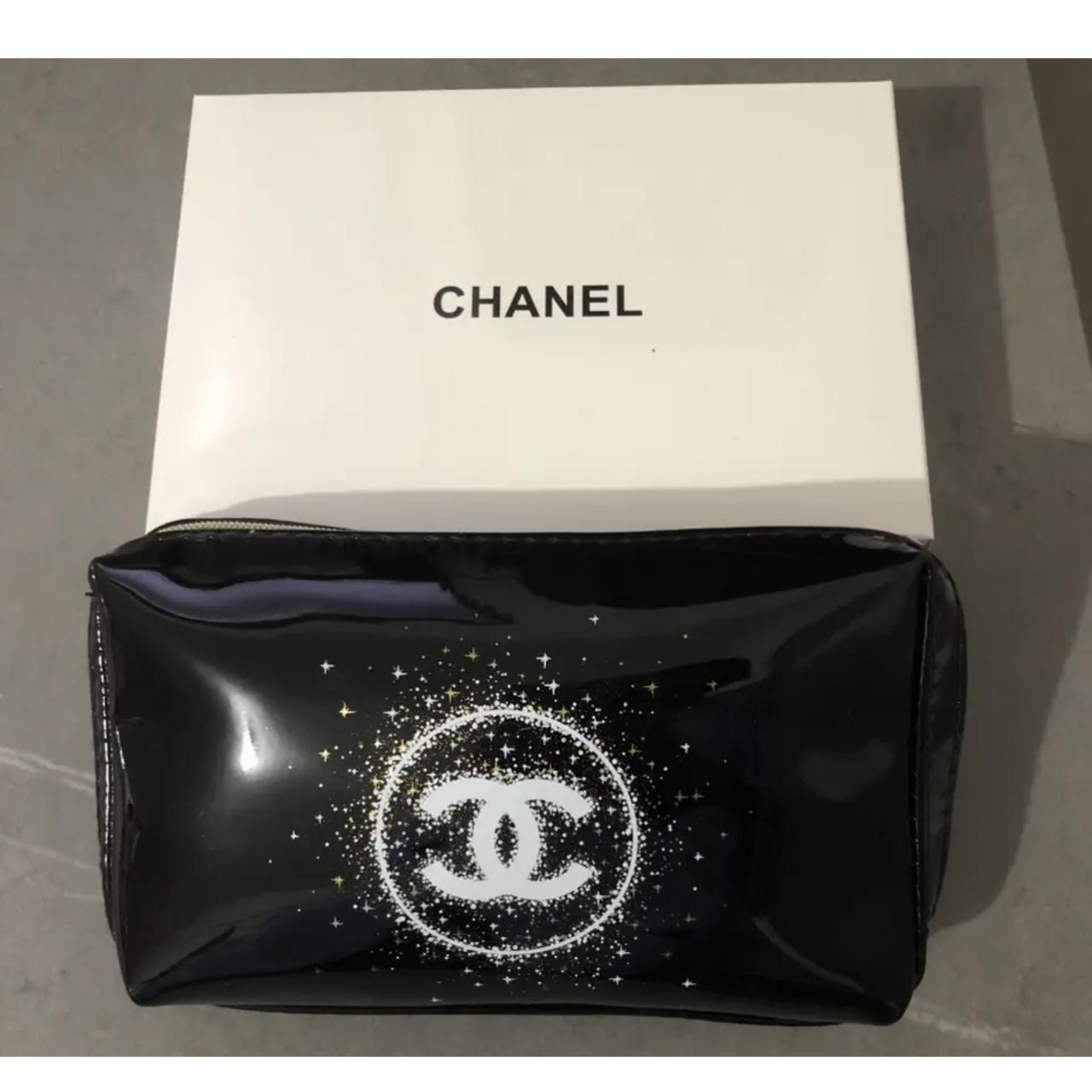 Chanel cosmetic bag new conditions comes with box. Depop