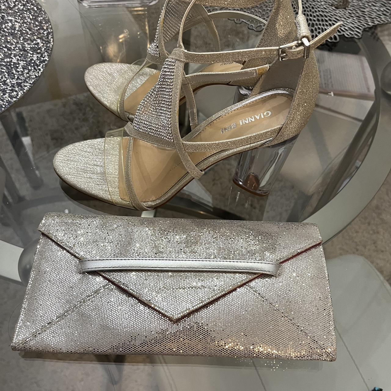 Gianni bini hot sale silver sandals