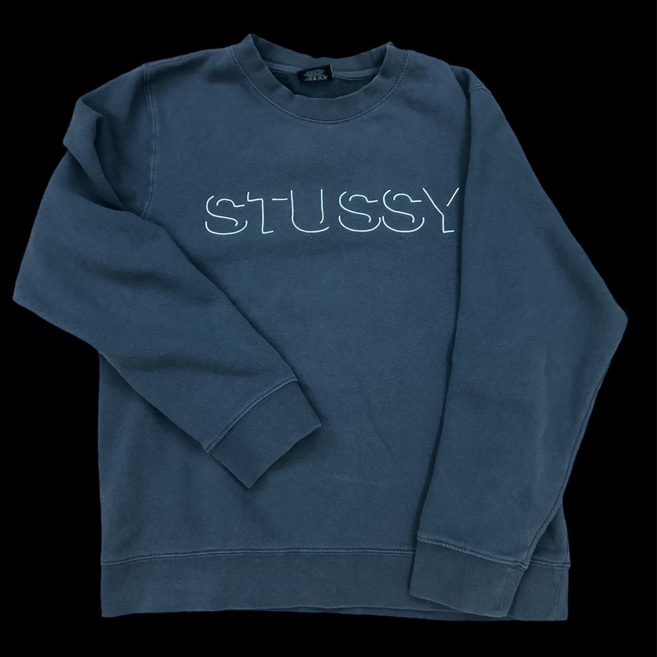 Stussy on sale crewneck grey