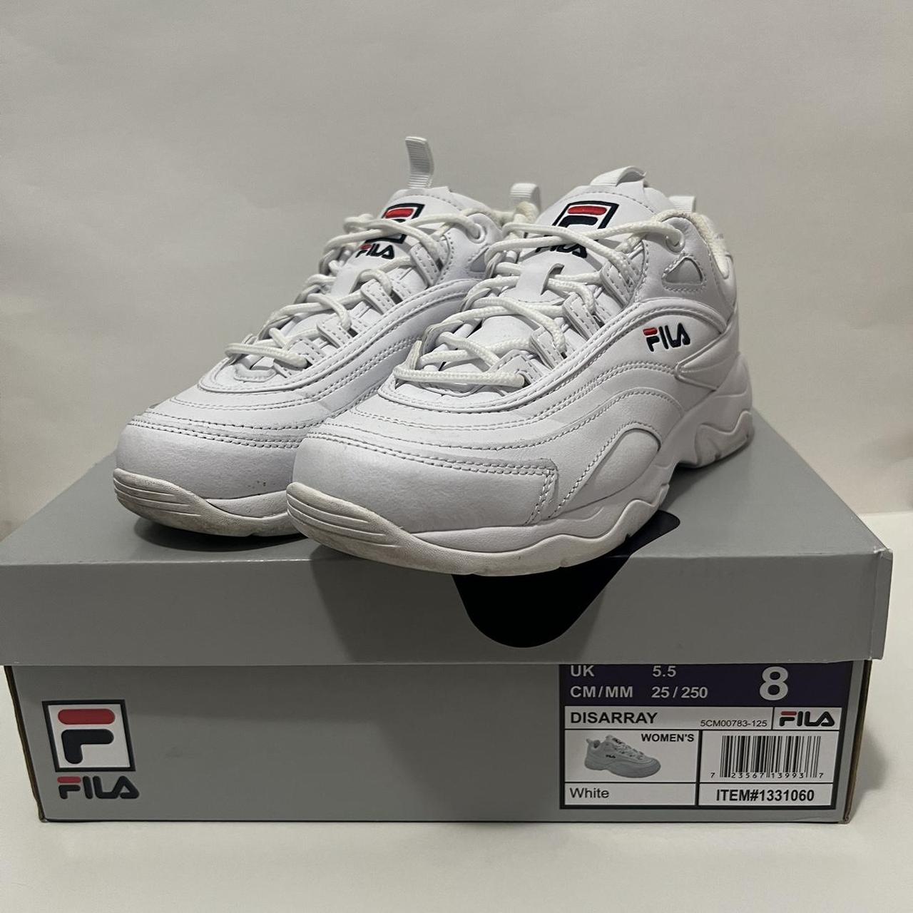 FILA Disarray Women s Leather White Lifestyle. Depop