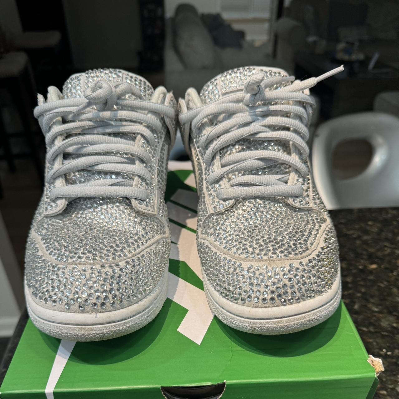 cpfm nike swarovski dunk low platinum