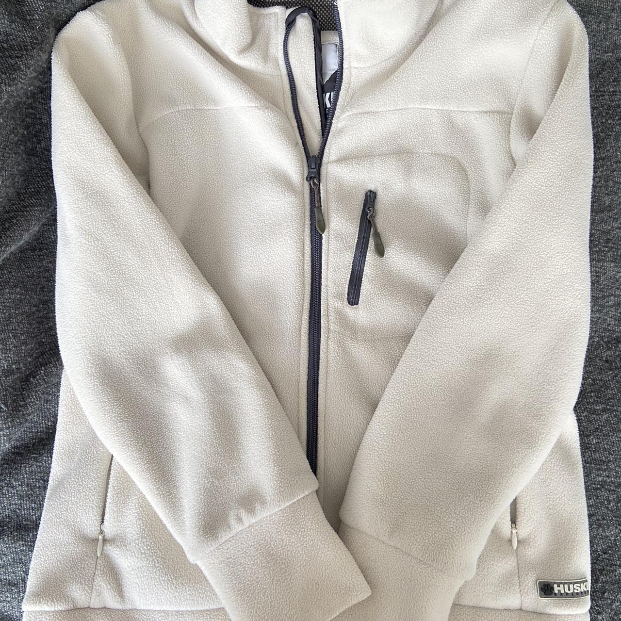 Huski Explorer Cream Fleece Jacket Size 10 Never... Depop