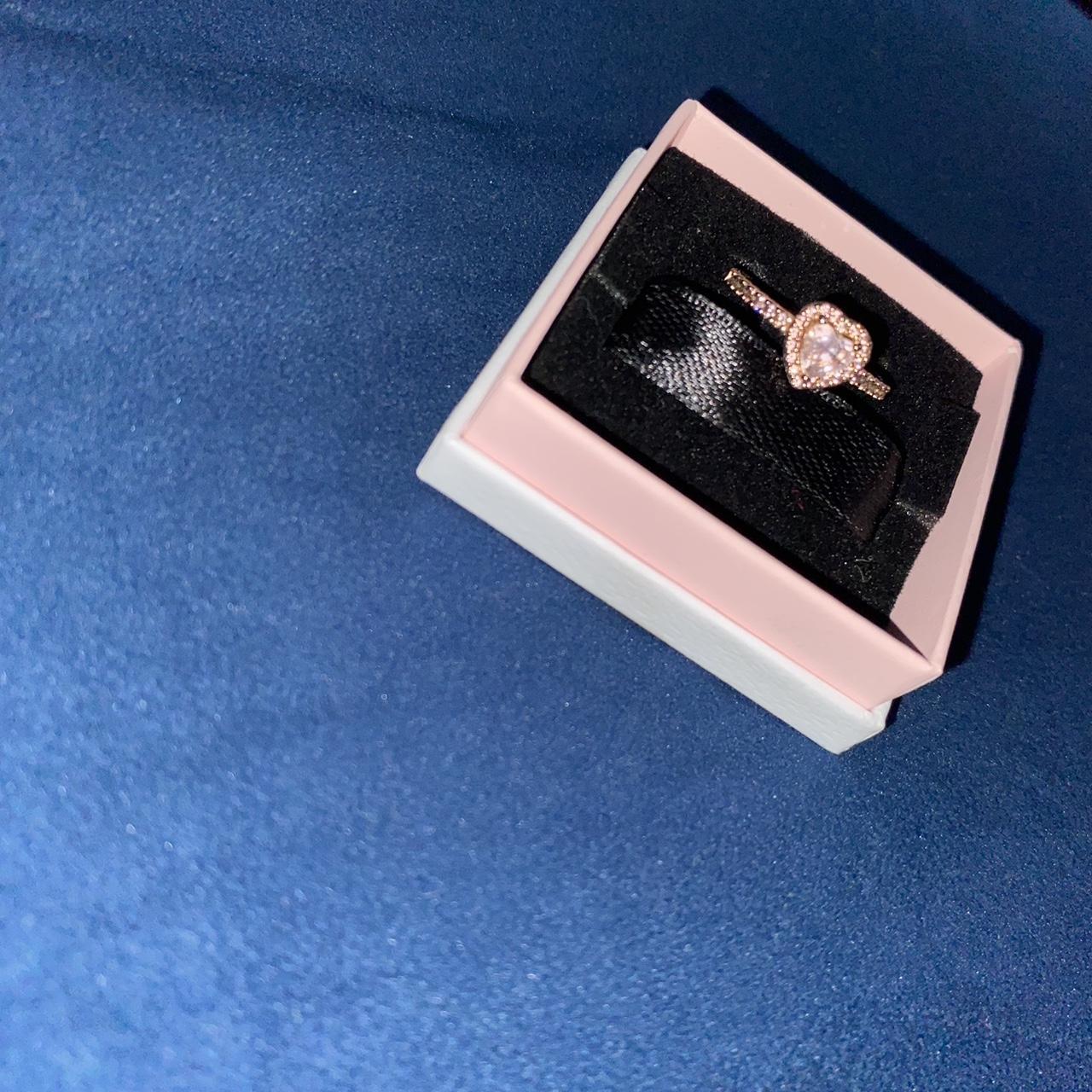 Pandora promise rings rose on sale gold