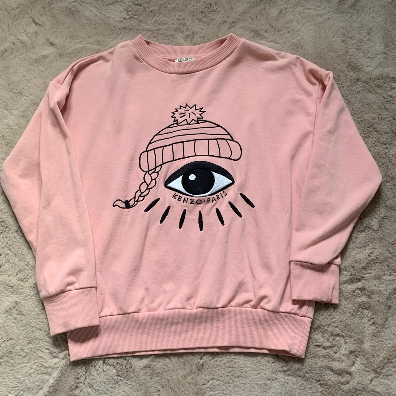 Black and store pink kenzo jumper