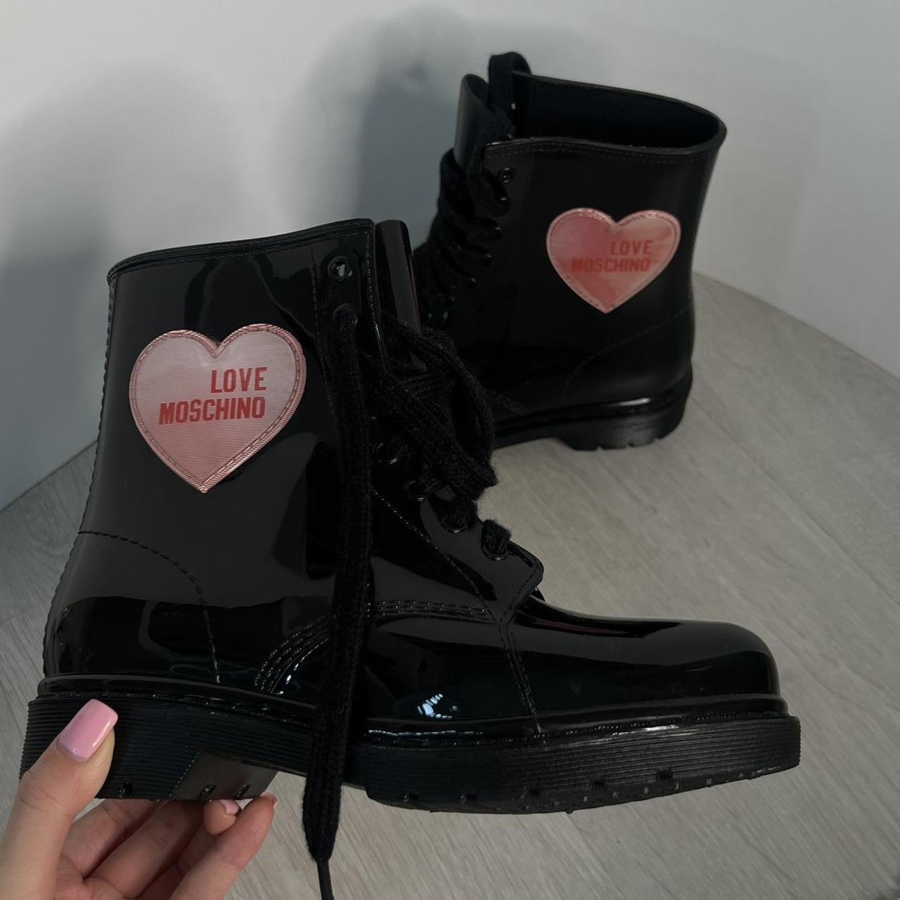 Moschino best sale boots womens