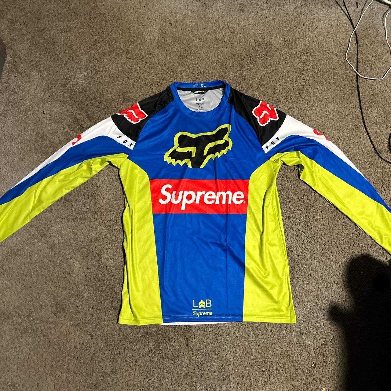 Supreme Racing Dri-Fit Sweatshirt size XL worn... - Depop