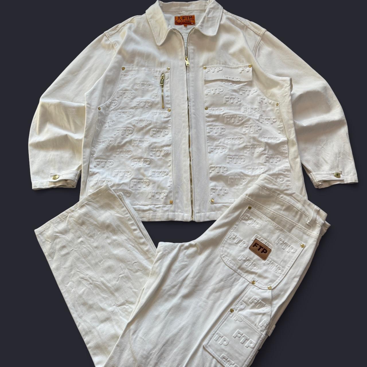 パンツ FTP Heaven Or Hell Chino Pant 34 FTP HEAVEN OR HELL CHINO DENIM fits as an XL / | Depop