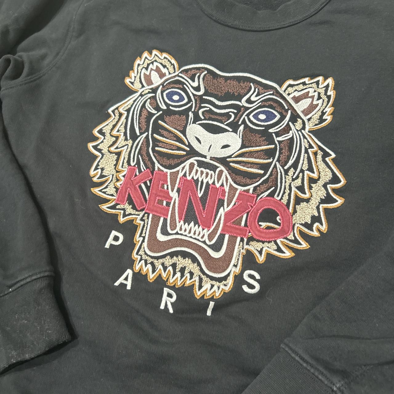 Kenzo Embroidered Crewneck Sweater 🐯 Women’s size... Depop