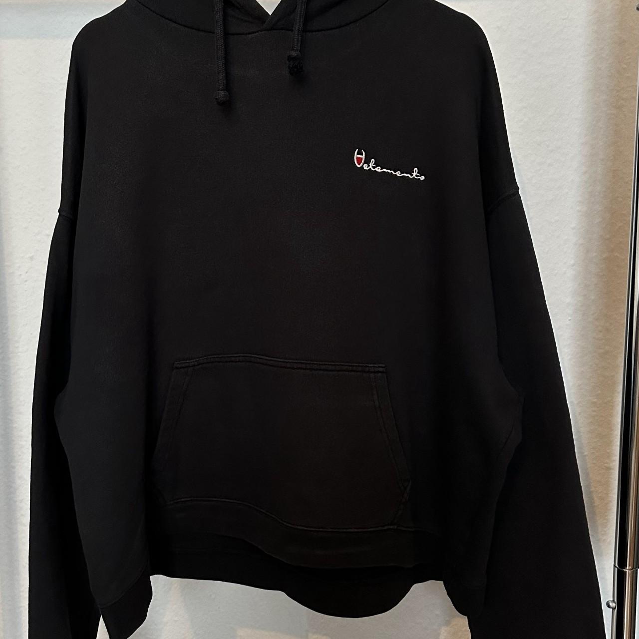 Vetements x champion reversible hoodie hot sale