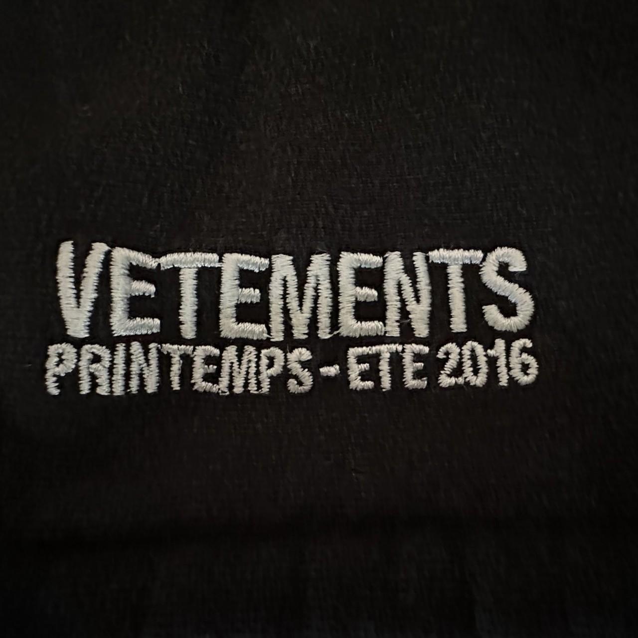 Vetements x Champion Reversible Metal Logo Hoodie,