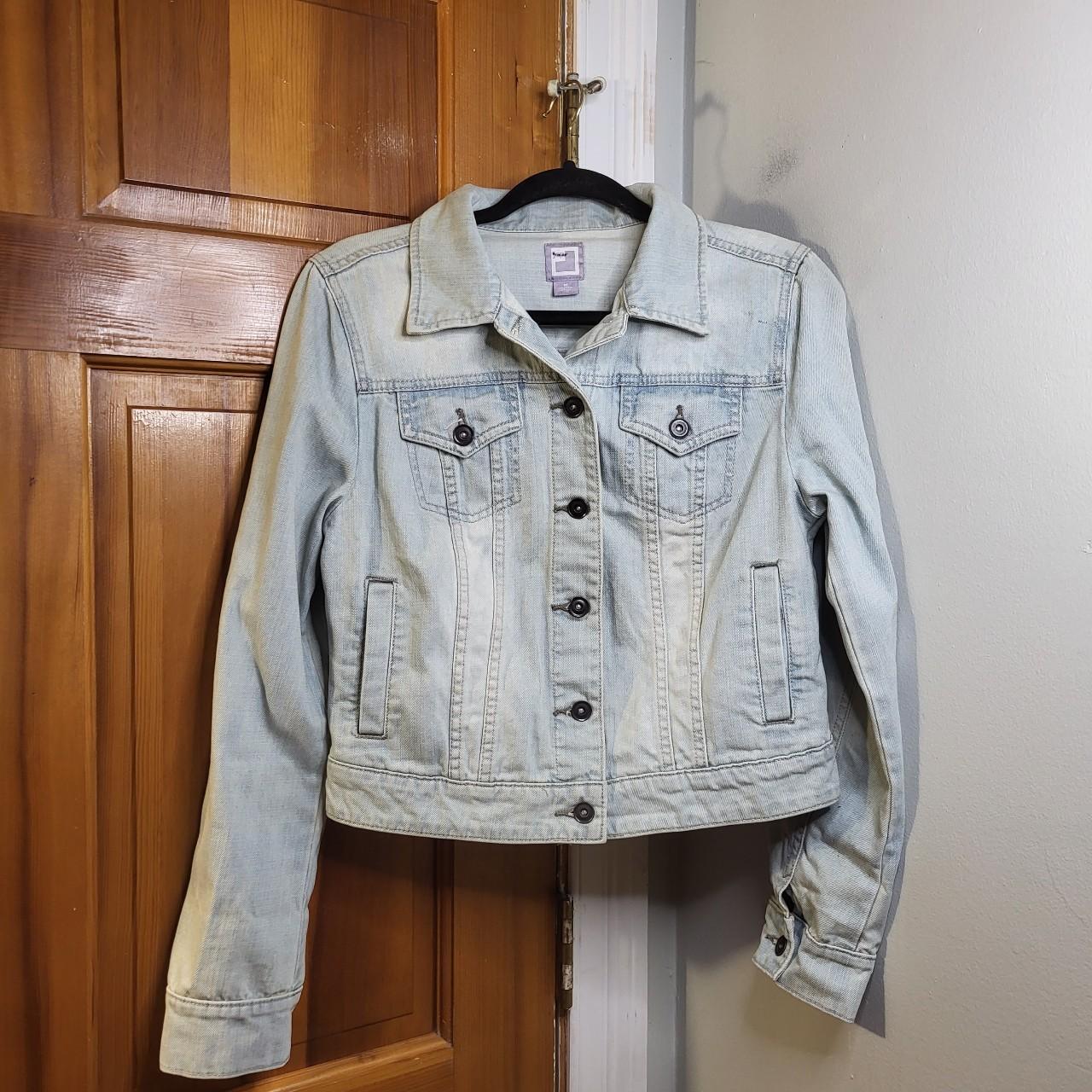 jcpenney white denim jacket