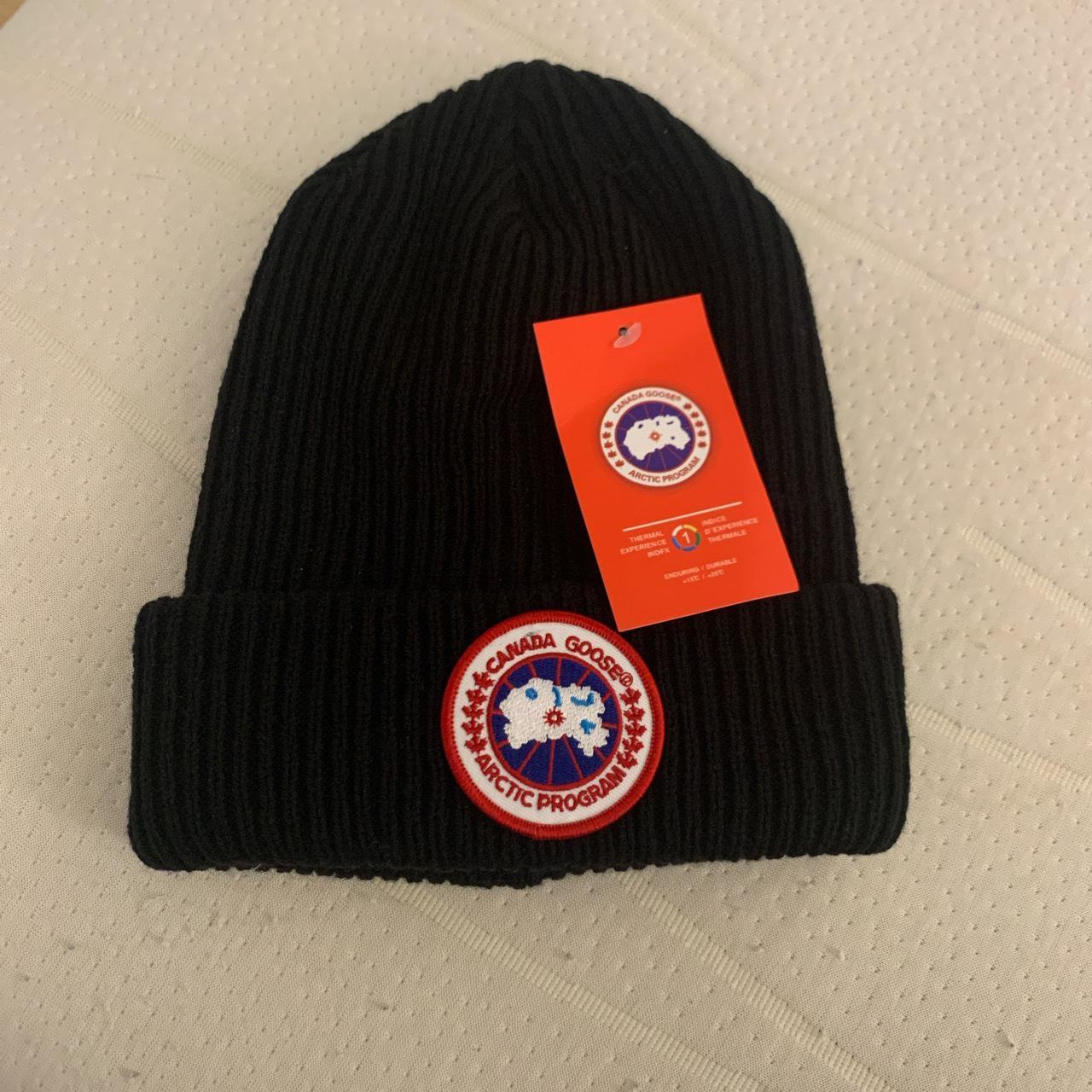 canada goose beanie great for winter and style - Depop