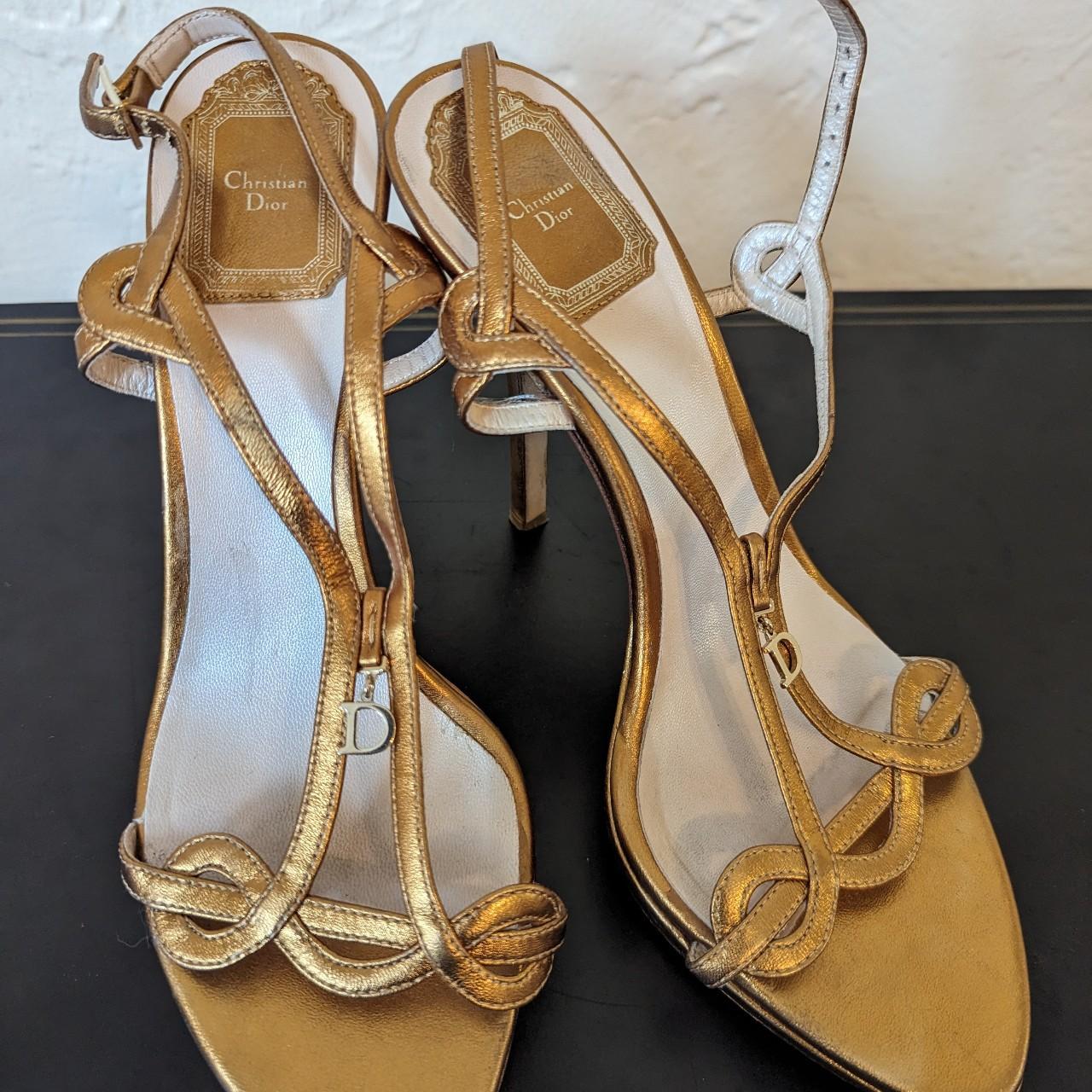 These authentic Christian Dior strappy sandals are Depop