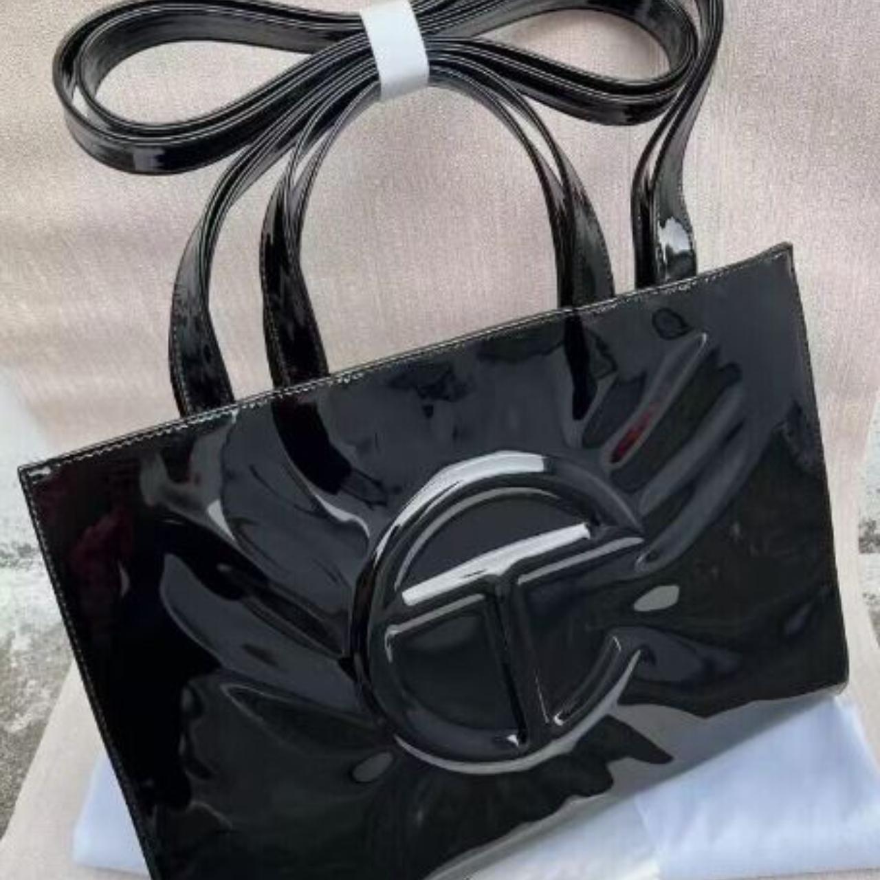 Brand New Telfar Red Patent Shopping Bag Medium... Depop