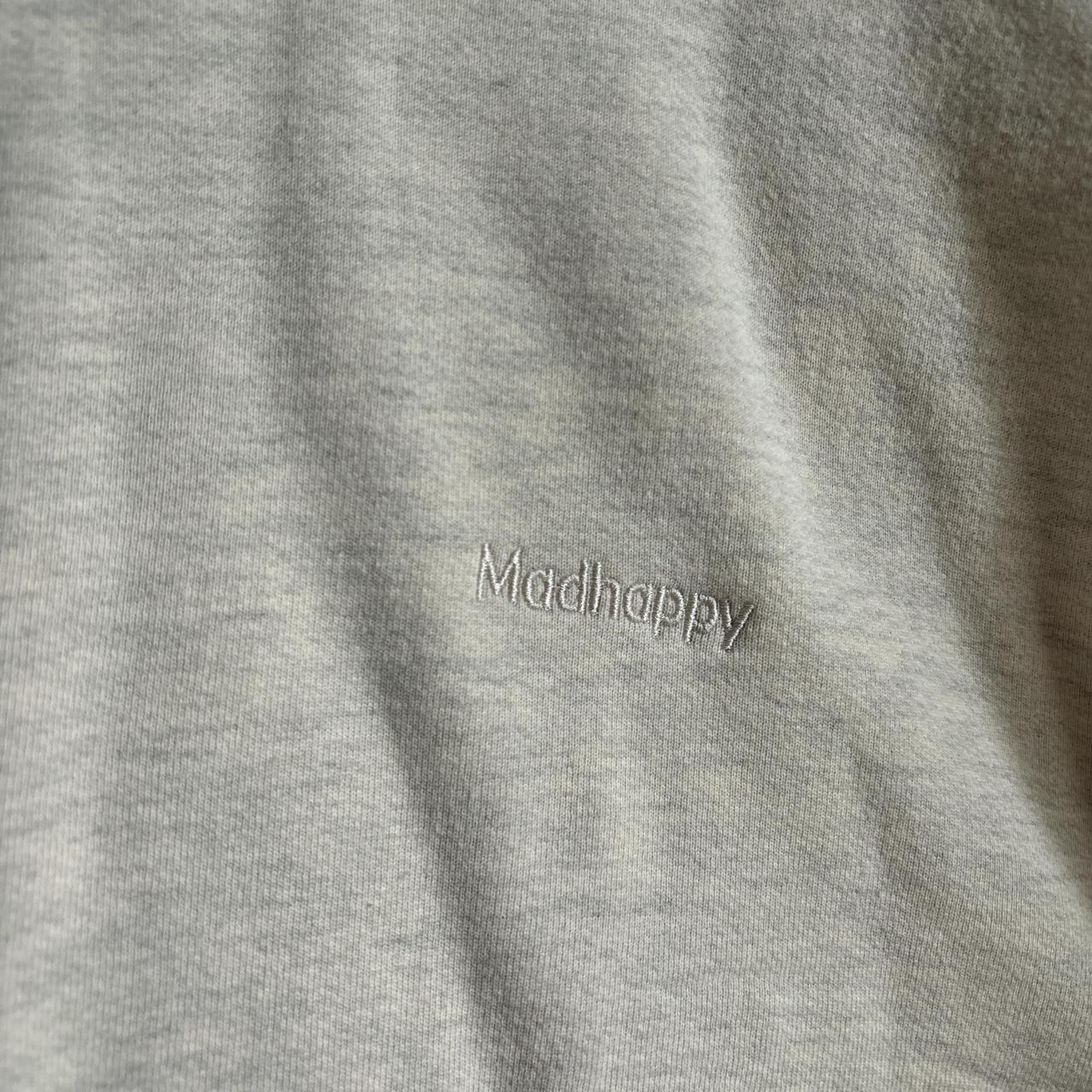 Madhappy classics cropped fleece hoodie in oatmeal, | Depop Madhappy classics cropped fleece hoodie in oatmeal, | Depop
