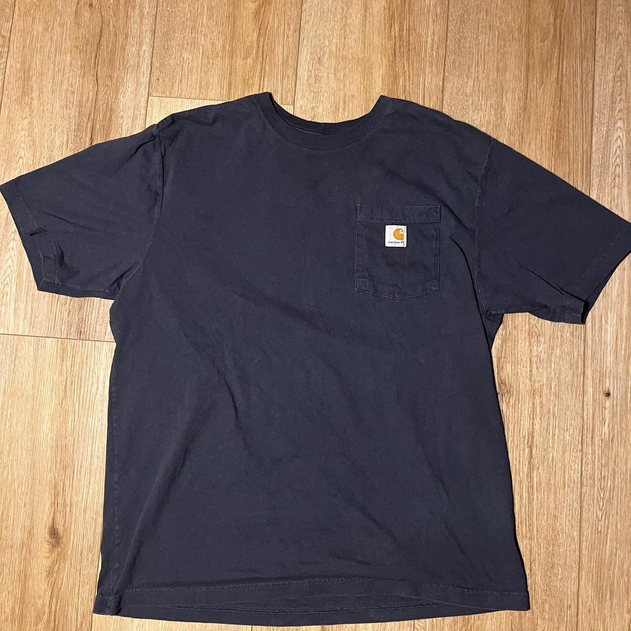 Carhartt T-Shirt, Vintage T shirt Looks Black but... - Depop