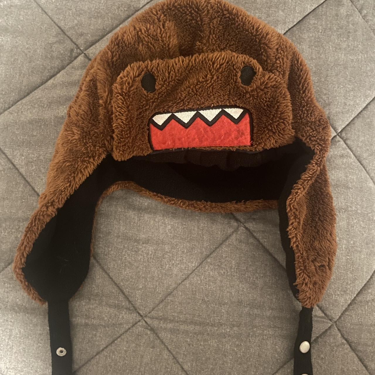 authentic domo trapper / ushanka hat will ship in... - Depop