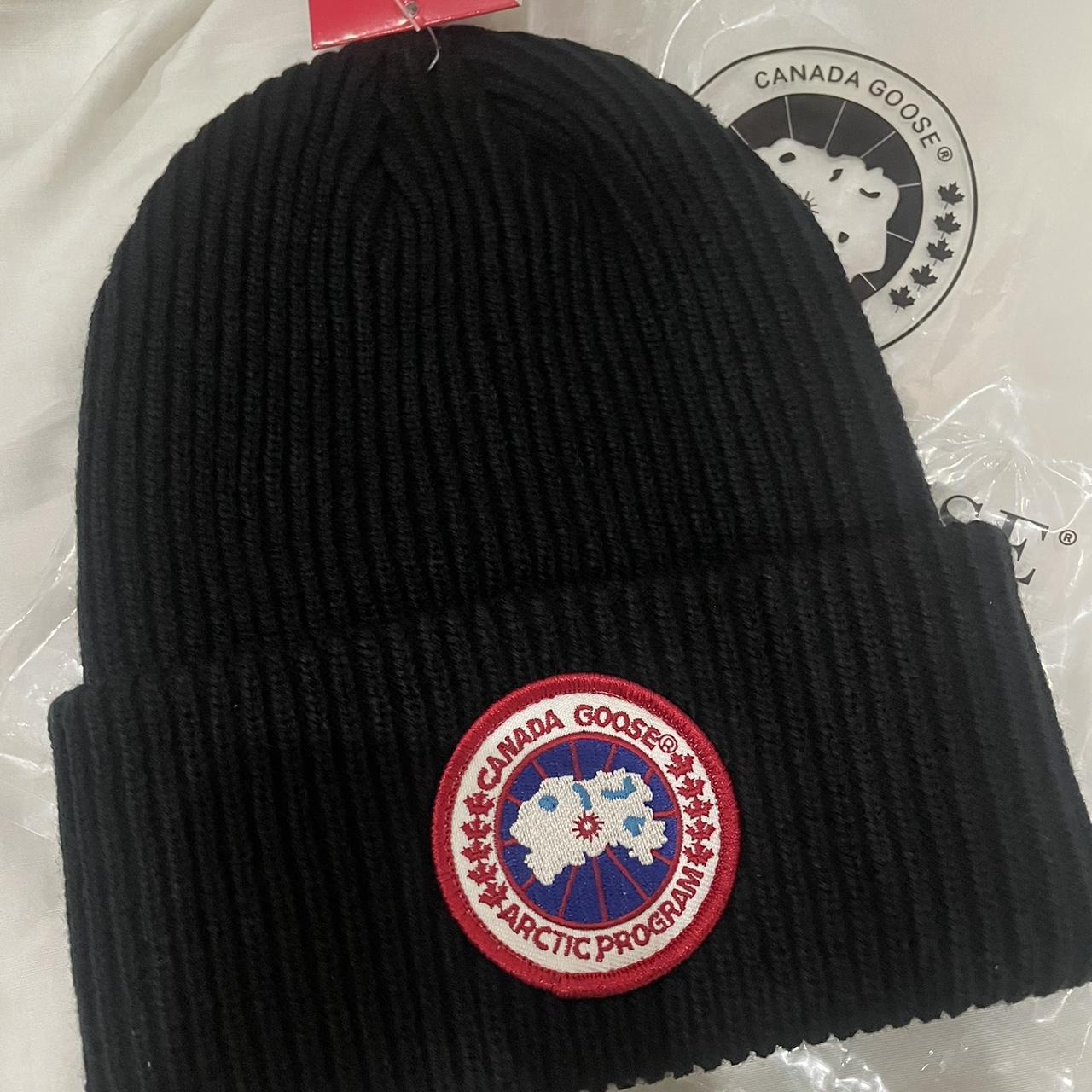 Canada goose hat on sale black