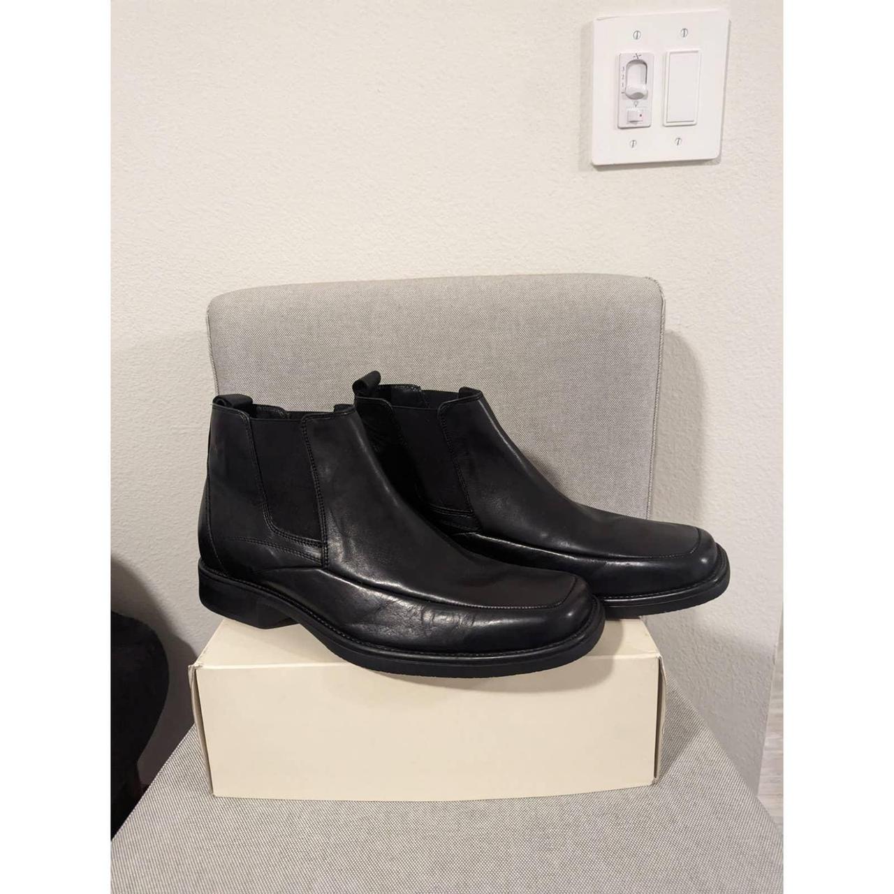 Mens black boots size 12 sale