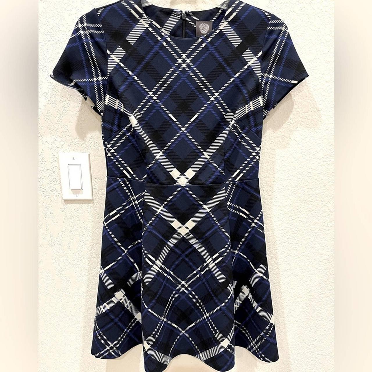 Vince camuto hotsell plaid dress