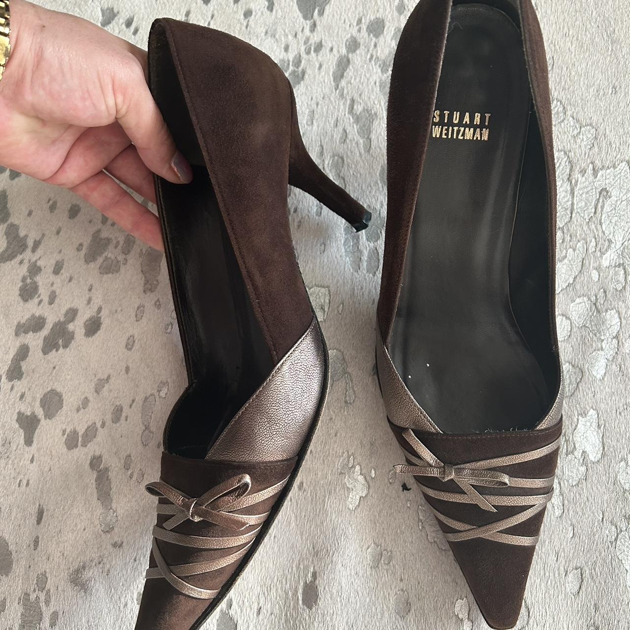 stuart weitzman kitten heels