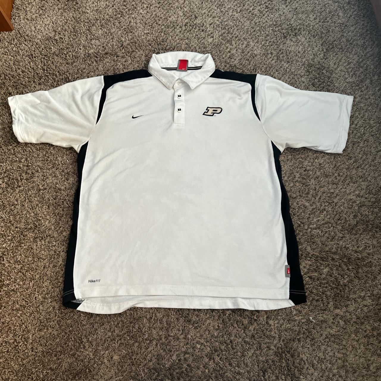 purdue nike polo