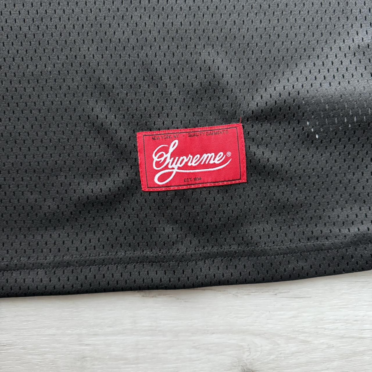 Supreme Spiderweb Football Jersey 'Black' great | Depop