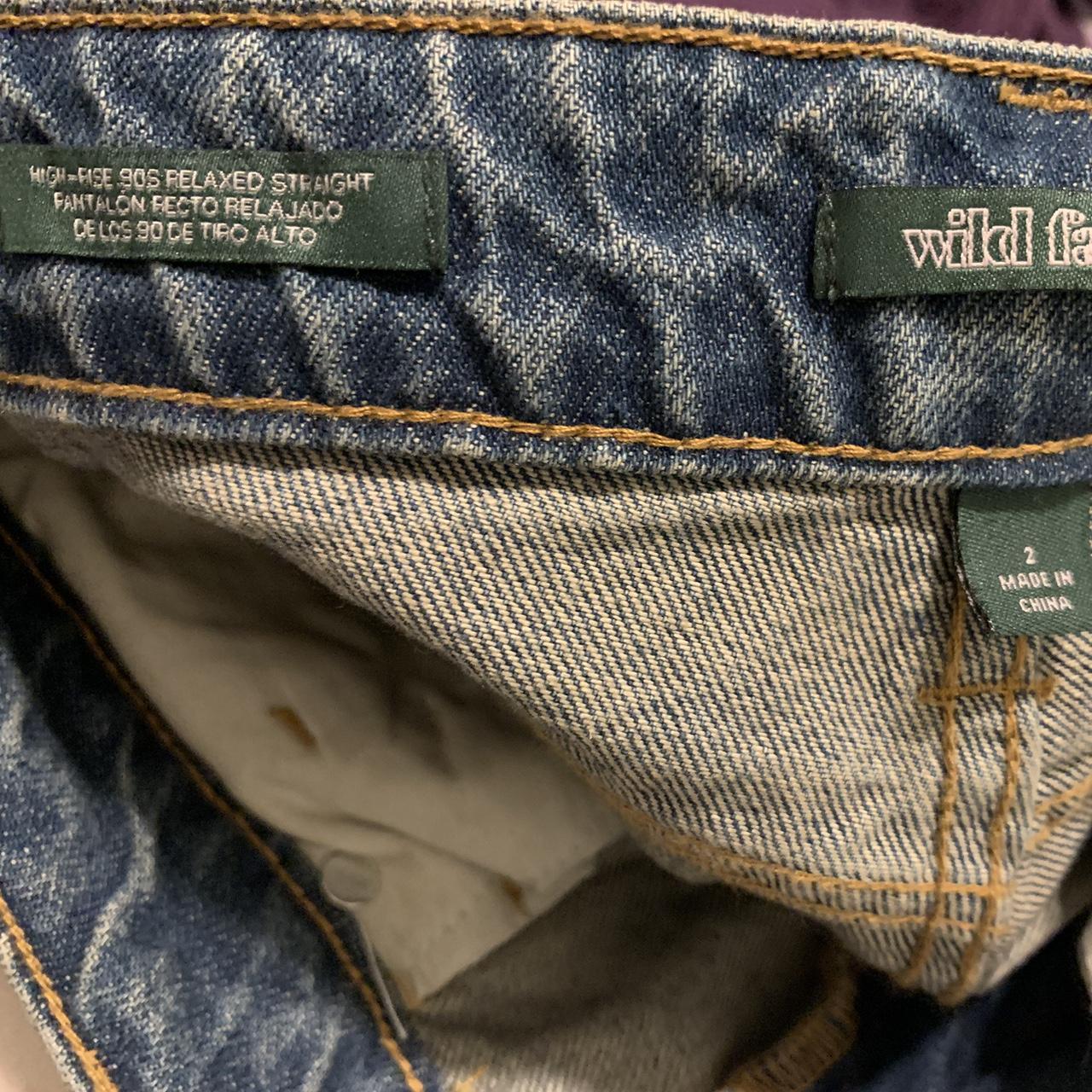 Wild Fable Women's Highest Rise 90s Straight Jeans - Depop