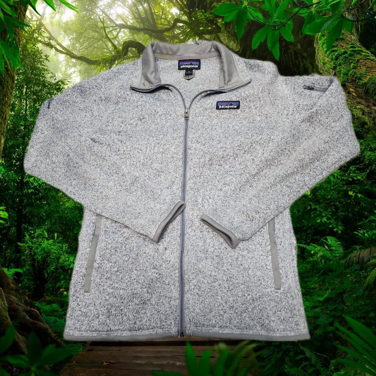 Patagonia Knit Zip Up Jacket Size Small Depop