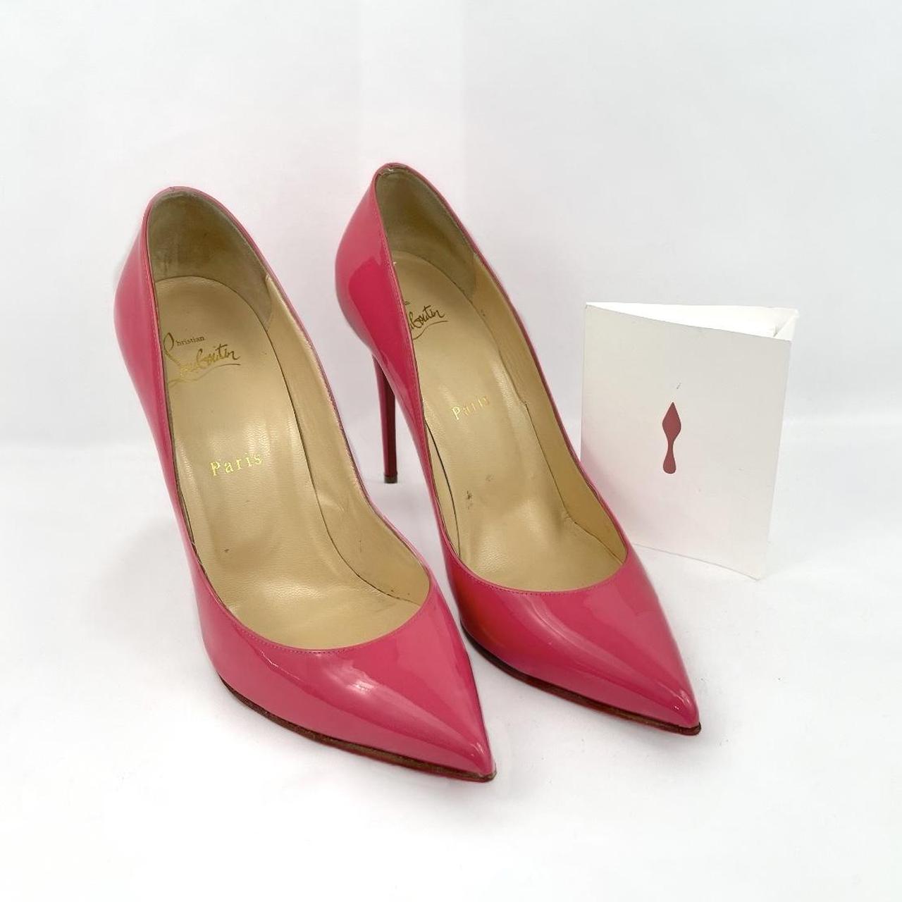 Pink red hot sale bottoms heels