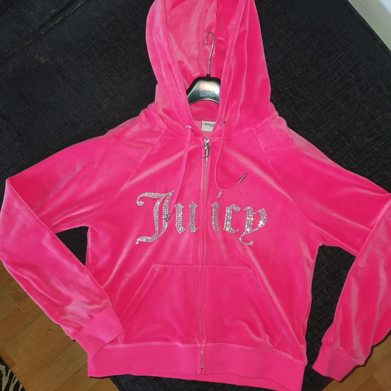 Genuine JUICY COUTURE Diamante Velour Full Zip... - Depop