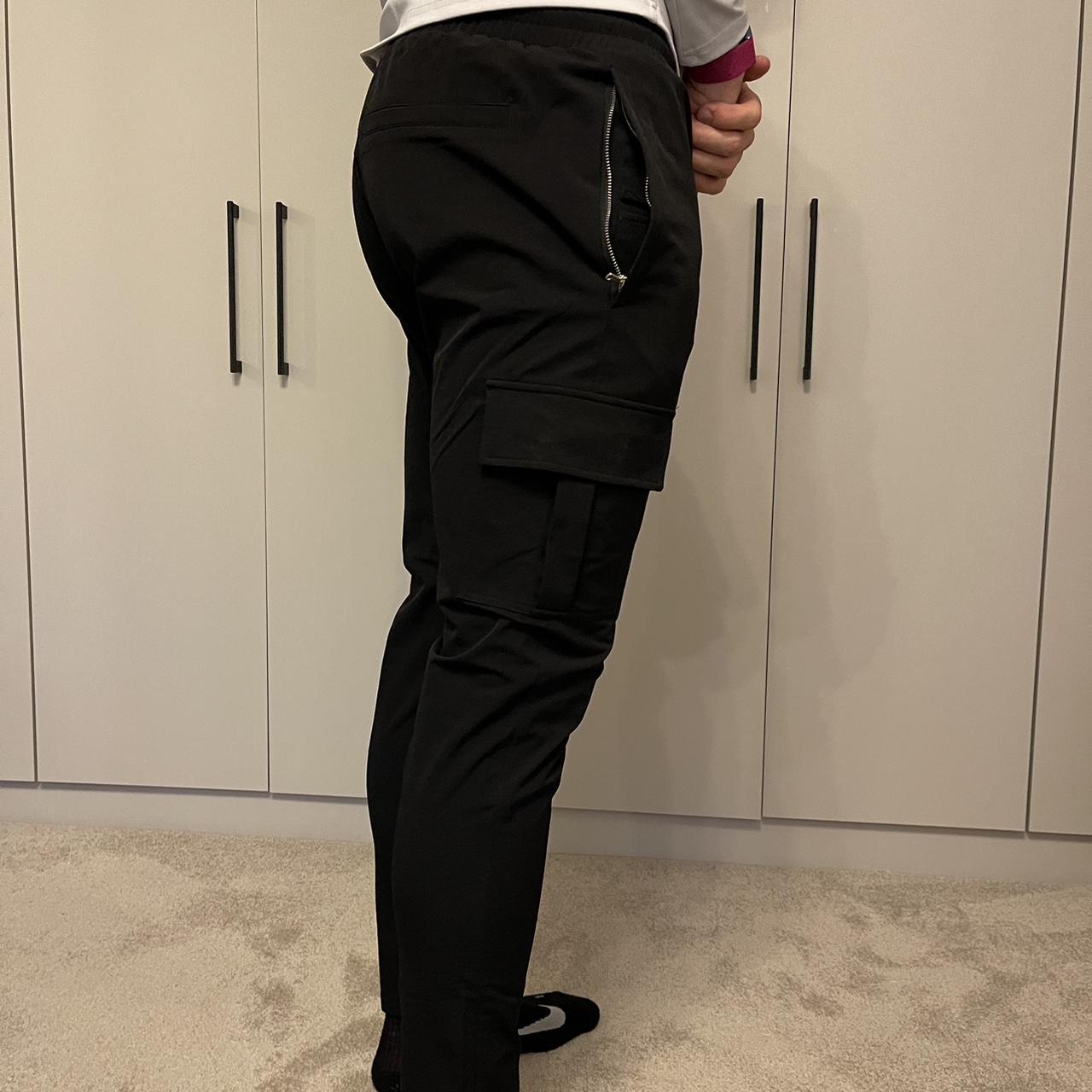 Arne Utility Cargo Pant - Black - Depop