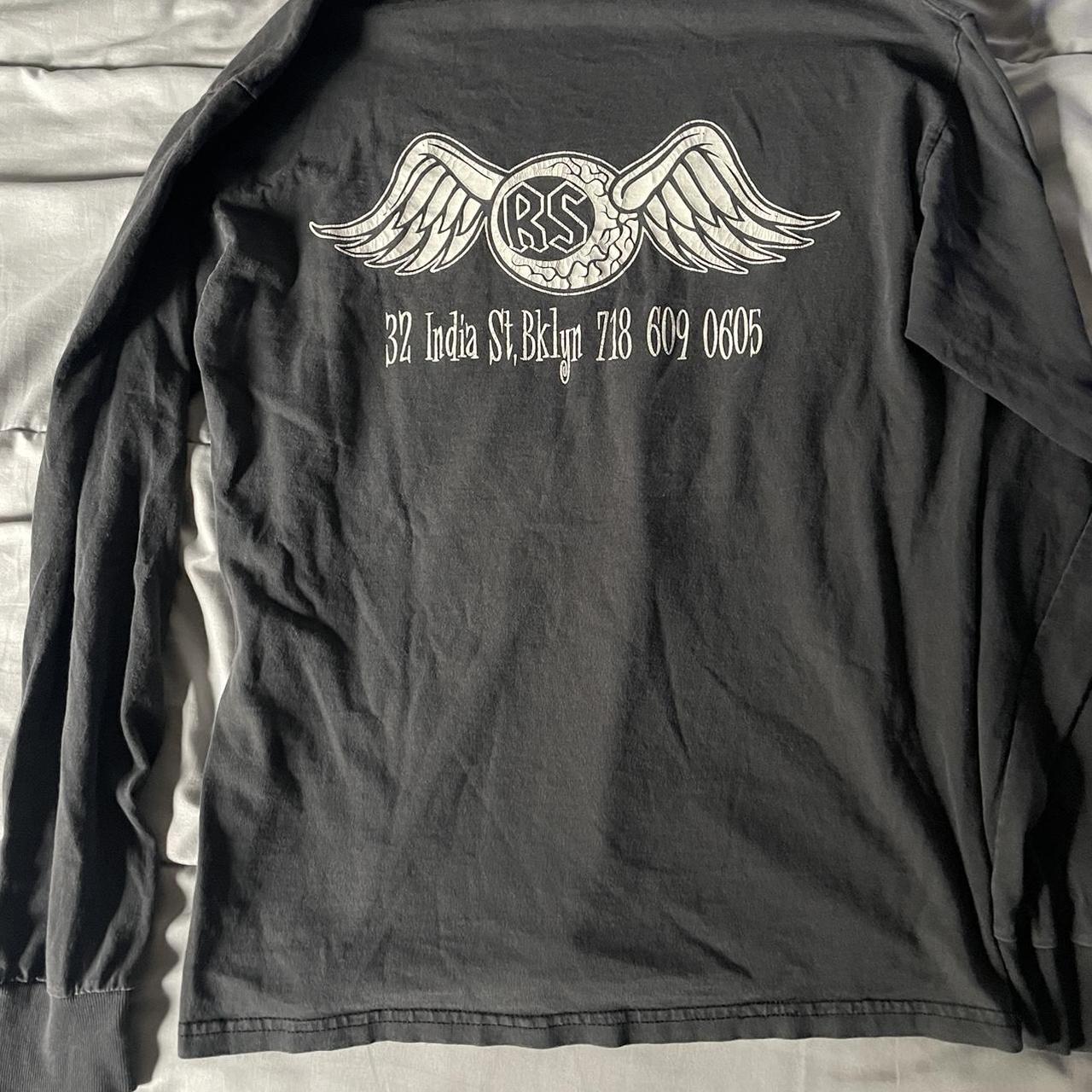 vintage skater shirt with wings 8 ball jncos style... - Depop