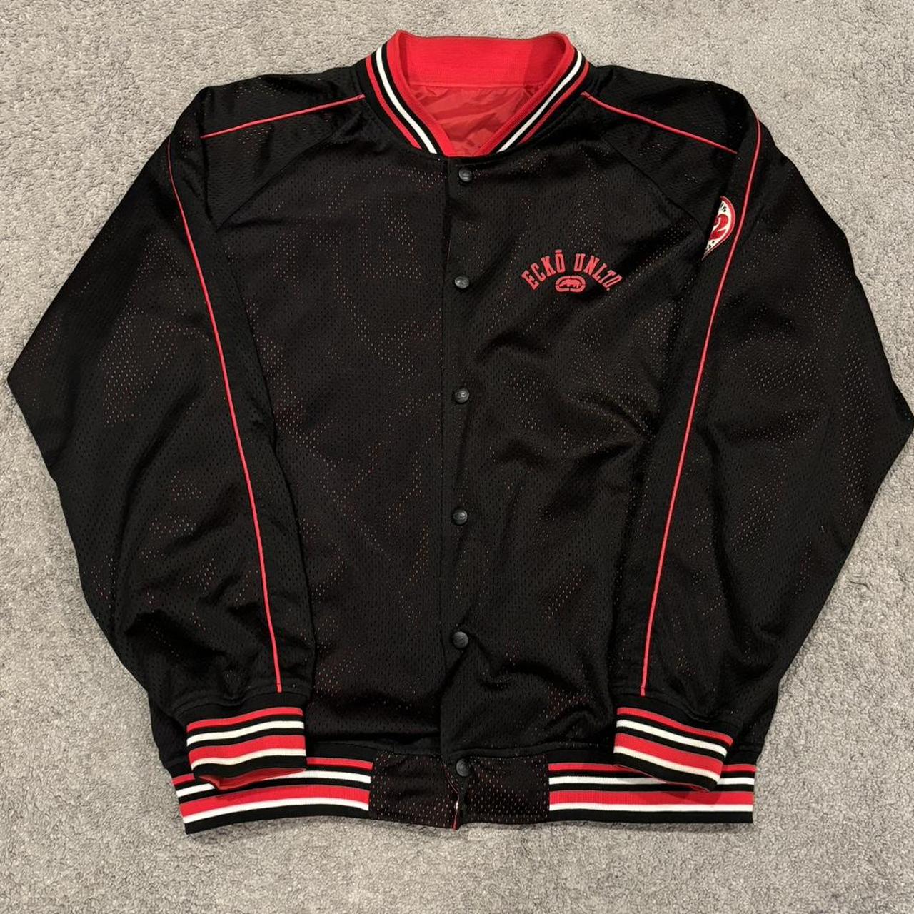 Y2K Early 2000s Ecko Unlimited Black and Red... - Depop