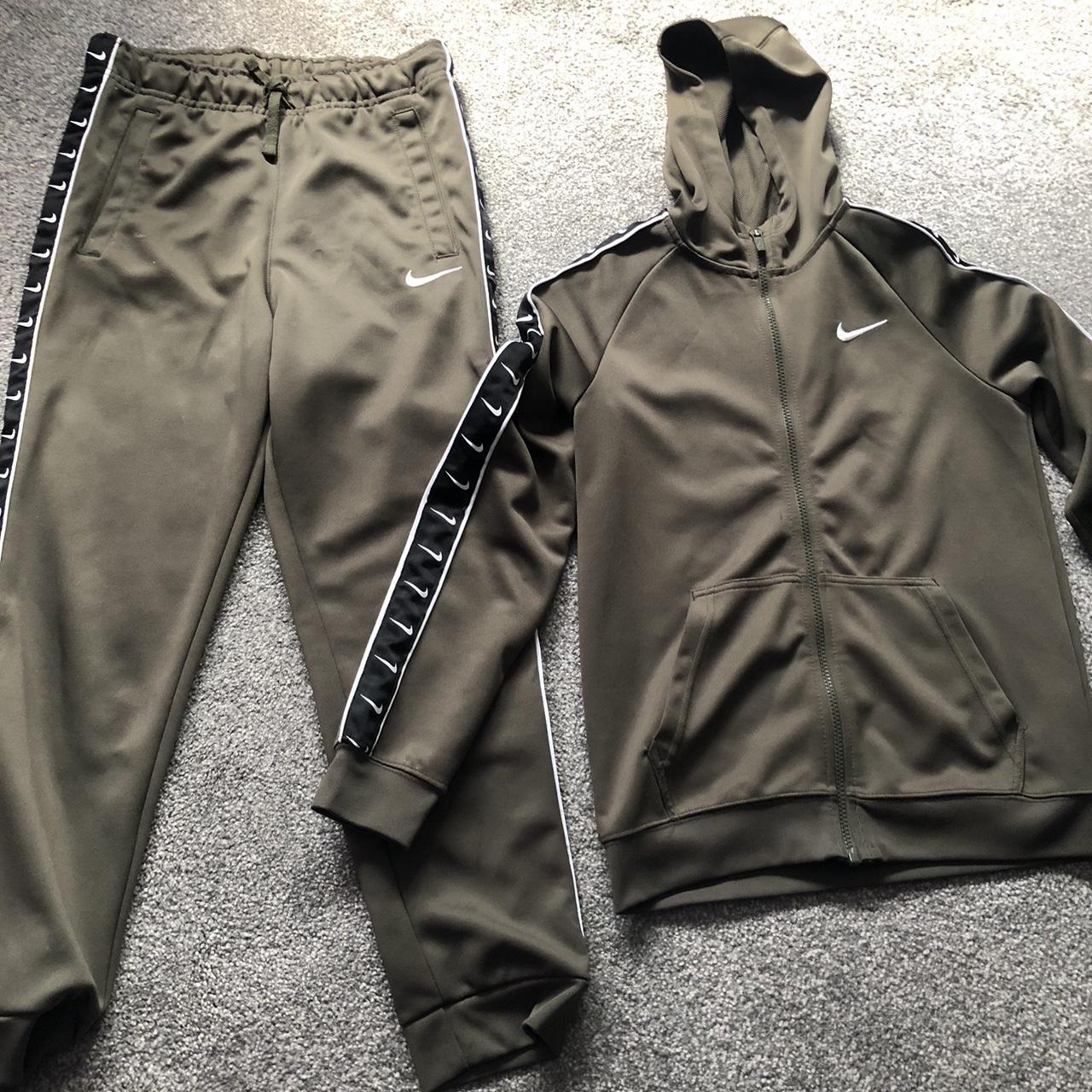 Junior best sale khaki tracksuit