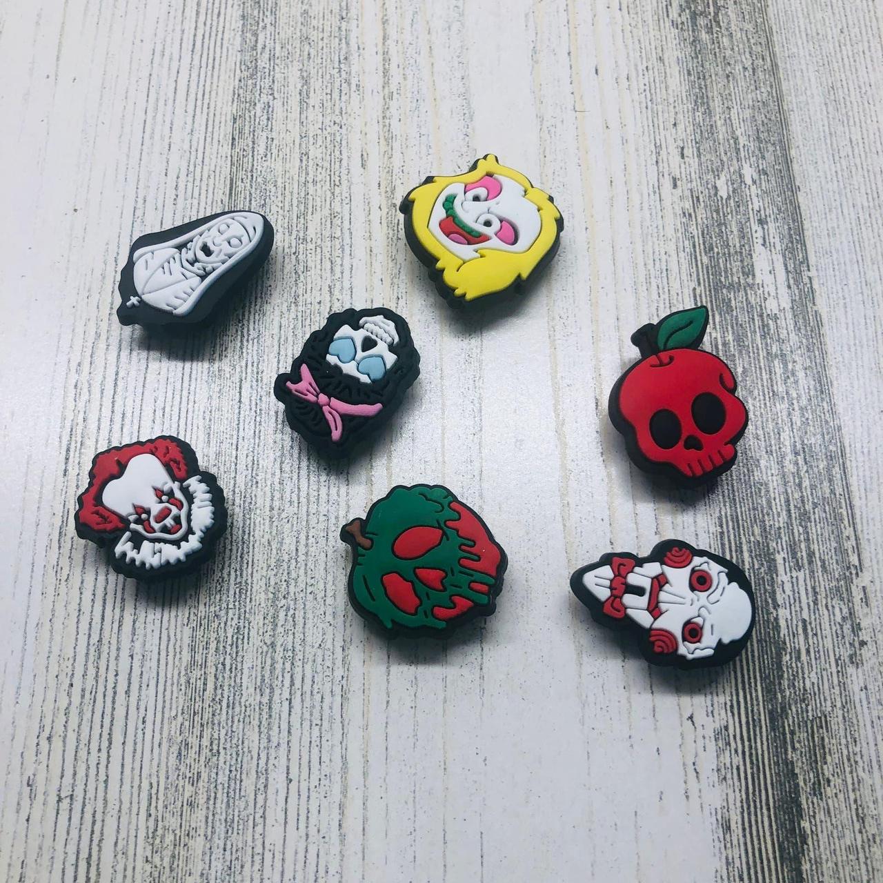 Pack of 7 Horror movie Jibbitz for Crocs! Brand new.... - Depop