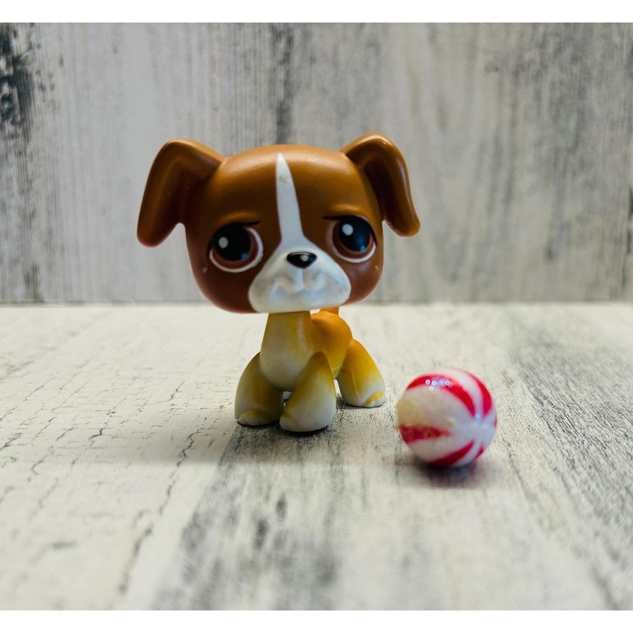 Old Lps Baby Dog Littlest Pet Shop LPS Vintage Puppy Dog Boxer Depop