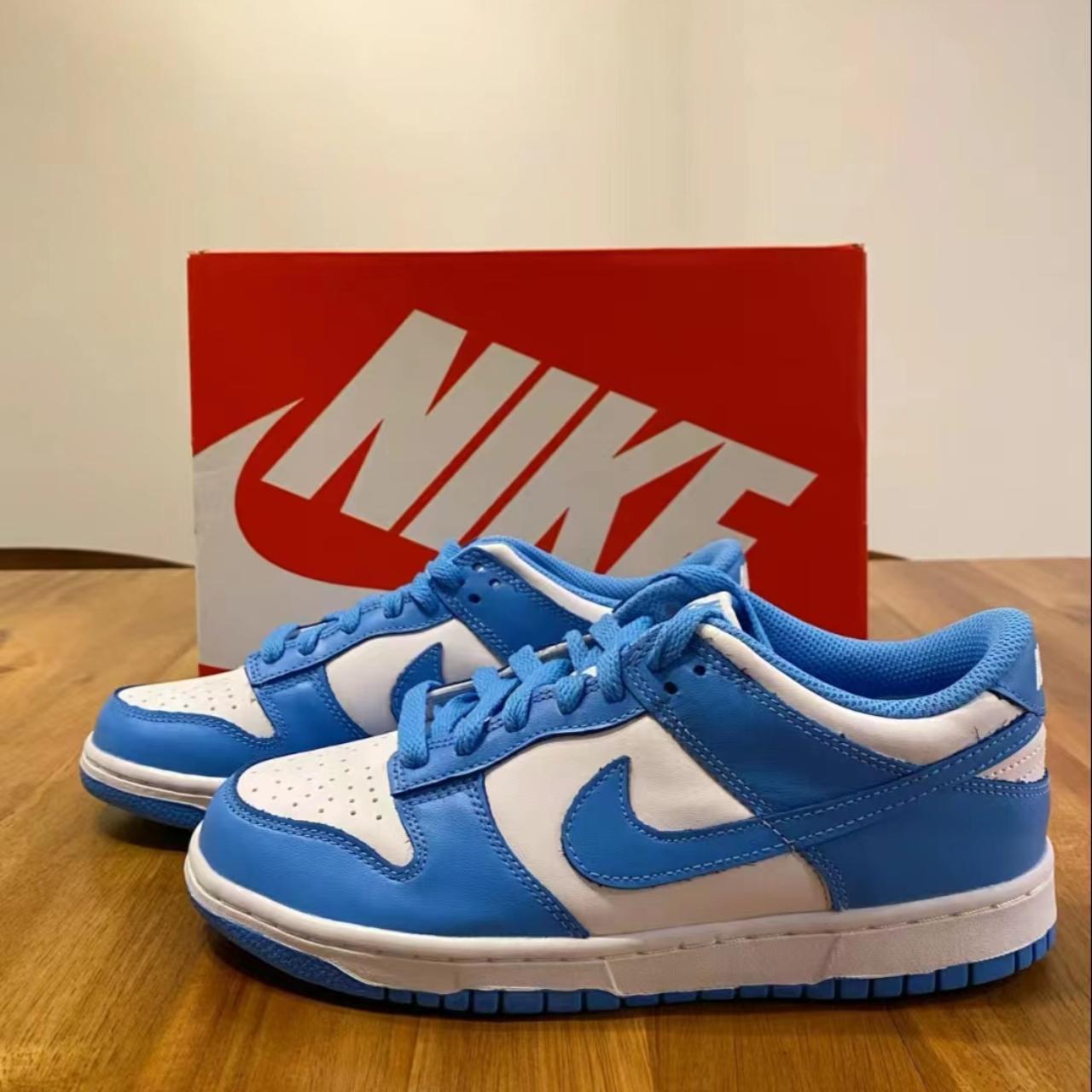 Nike Dunk Low Women's "University Blue" Casual... Depop