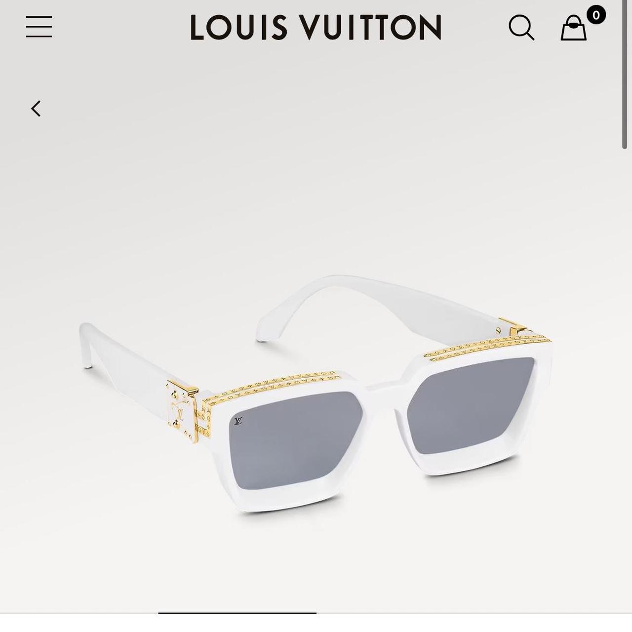 Lv millionaire sunglasses white hotsell