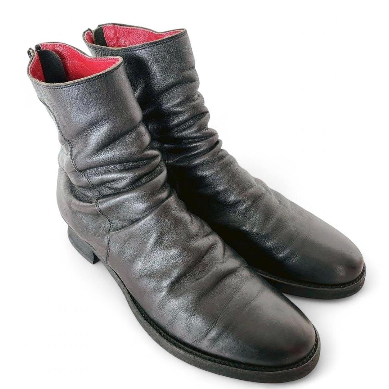 Tornado Mart Leather Boots 13 years ago at a auction | Depop