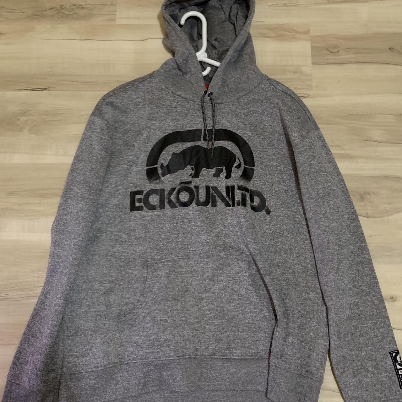 2XLarge grey Ecko Untld. hoodie, barely worn, not... - Depop