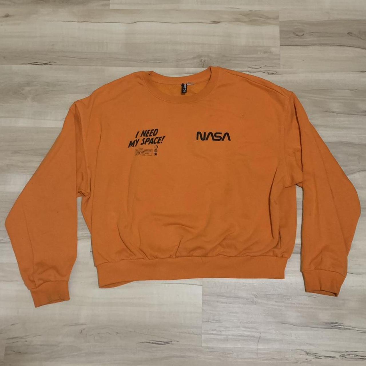 Nasa discount orange sweatshirt