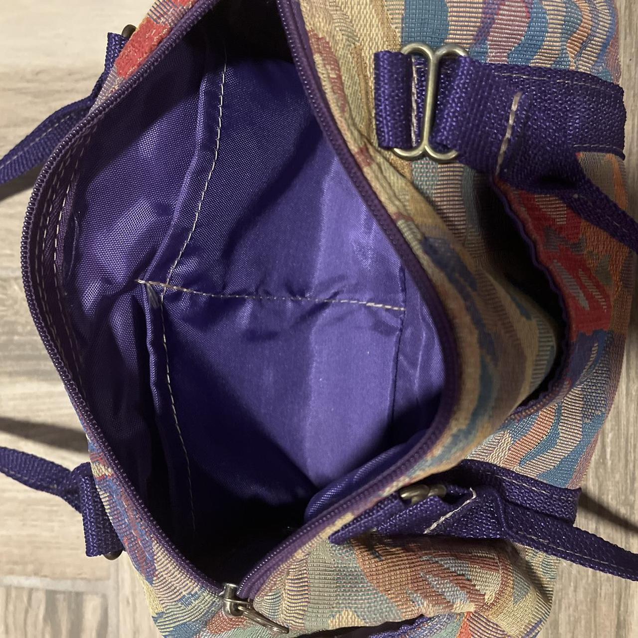 Source Unknown Women's Canvas Bag - Multi/Purple … - image 4